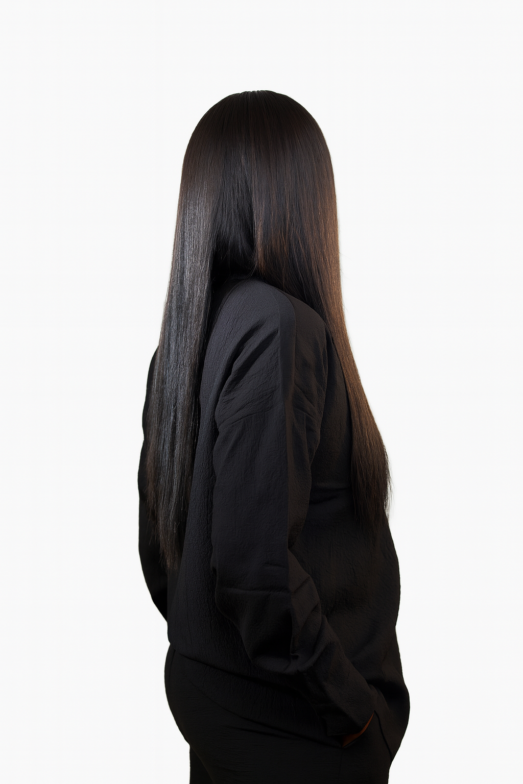 Silk - 24" Bone Straight Middle-Part Lace Closure