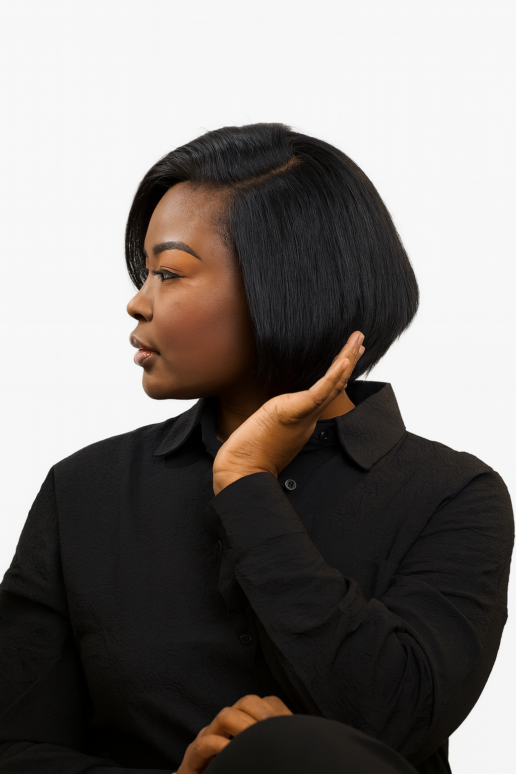 Chelle - 10" Side-part Bob